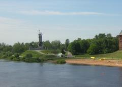 World War II peace monument in Veliky Novgorod