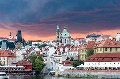 Jezuitský klášter s kostelem svatého Mikuláše a zvonicí in Malá Strana, Prague