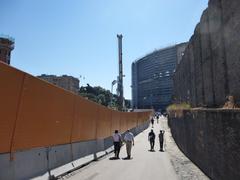 Clivo di Venere Felice and Colosseo maintenance works in Rome