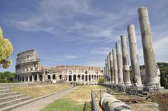 Colosseum viewed from Roman Forum