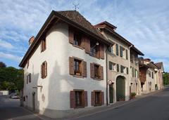 Street view of Rue Bourg de Four in Aubonne