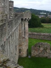 Craigmillar Castle under a cloudy sky