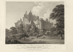 Craigmillar Castle drawing by Thomas Hearne and William Byrne