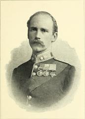 Captain Gordon Gilmour in historical illustration from 1892 book 'Craigmillar and its environs'