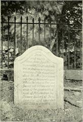 Tombstone in memory of the Covenanters