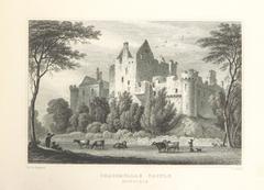 Craigmillar Castle illustration by Thomas Hosmer Shepherd