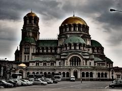 2014 Sofia cityscape featuring the St. Alexander Nevsky Cathedral