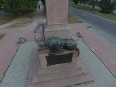 Ukraine National Heritage Site monument 53-101-0213 aerial view