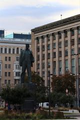 Statue Von Wladimir Majakowski In Moskau