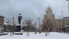 monument to Vladimir Mayakovsky in Russia