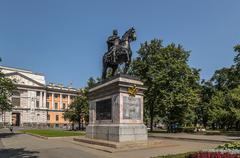 Monument to Peter the Great near Saint Michael's Castle