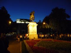 White Nights Monument in Saint Petersburg