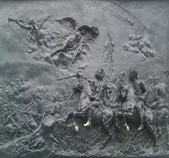 Bas-relief on the monument to Peter the Great