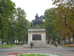 Monument to Peter I on Klenovaya Street