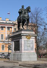 Monument to Emperor Peter I in Saint Petersburg