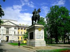 Monument to Emperor Peter I in St. Petersburg, Russia