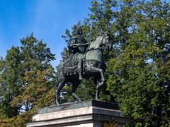 Monument to Emperor Peter I at Mikhailovsky Castle