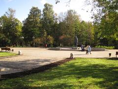 Rahmaninov monument in Kremliovsky park in Veliky Novgorod