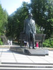 Rachmaninoff monument in Veliky Novgorod