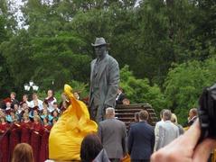 Rachmaninoff monument in Novgorod