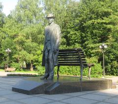 Rachmaninoff monument in Veliky Novgorod