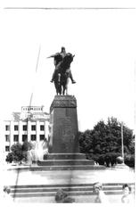 Visitors waiting at the Lenin Mausoleum, 1966