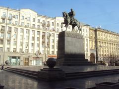 Statue of Yuri Dolgorukiy in Moscow