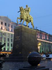 statue of Yuri Dolgorukiy in Moscow, Russia