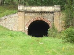 Paneriai abandoned railroad tunnel