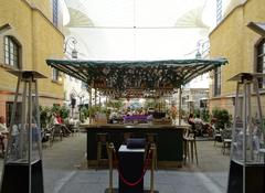 Restaurant at the courtyard of Hallwyl Museum