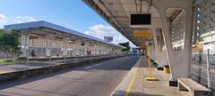 urban bus terminal platforms at José Walter in Fortaleza, June 2024