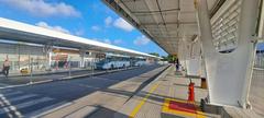 Platforms of José Walter urban bus terminal in Fortaleza