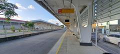 José Walter urban bus terminal platforms in Fortaleza, June 2024