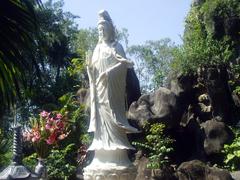 Marble statue of Bodhisattva Avalokiteshvara at Hoang Phap Temple