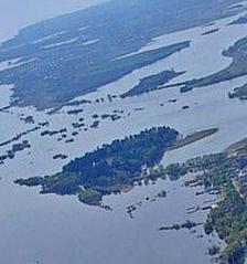 The Peryn Isle during spring flooding 2009