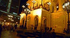 Old Opera House in Frankfurt at night