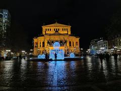 Alte Oper Frankfurt at dusk