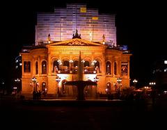 Alte Oper building in Frankfurt, Germany