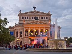 Alte Oper concert hall and former opera house in Frankfurt am Main, Germany