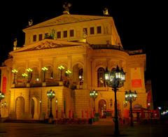 Alte Oper Frankfurt at night