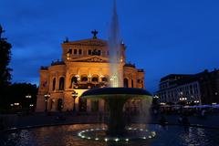 Alte Oper Frankfurt am Main during blue hour