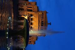 Alte Oper in Frankfurt at blue hour