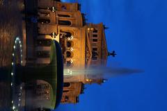 Alte Oper in Frankfurt am Main during blue hour