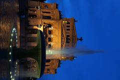 Alte Oper in Frankfurt am Main during blue hour