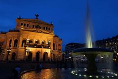 Alte Oper Frankfurt at blue hour