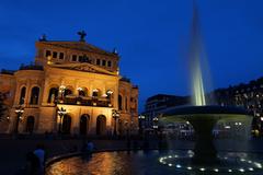 Alte Oper in Frankfurt during blue hour