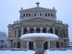 Alte Oper Frankfurt in winter