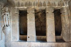 Side chapel of Aurangabad Caves in Aurangabad, India