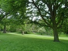 Alter Elbpark in Hamburg looking south from Millerntor