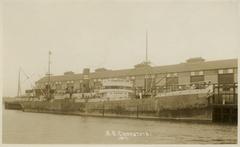 Canatota merchant ship at Woolloomooloo Bay, Sydney